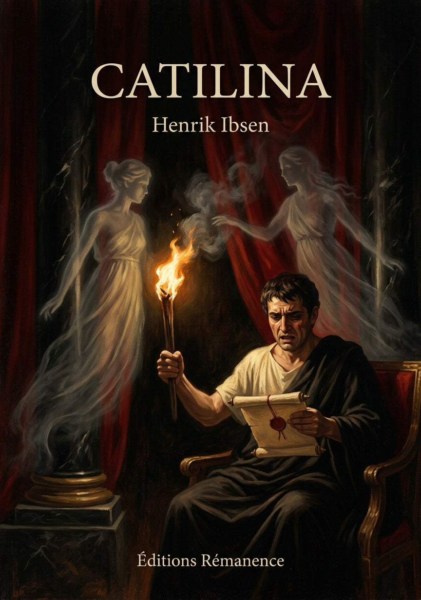 Livre Catilina par Henrik Ibsen - Couverture - Editions Remanence