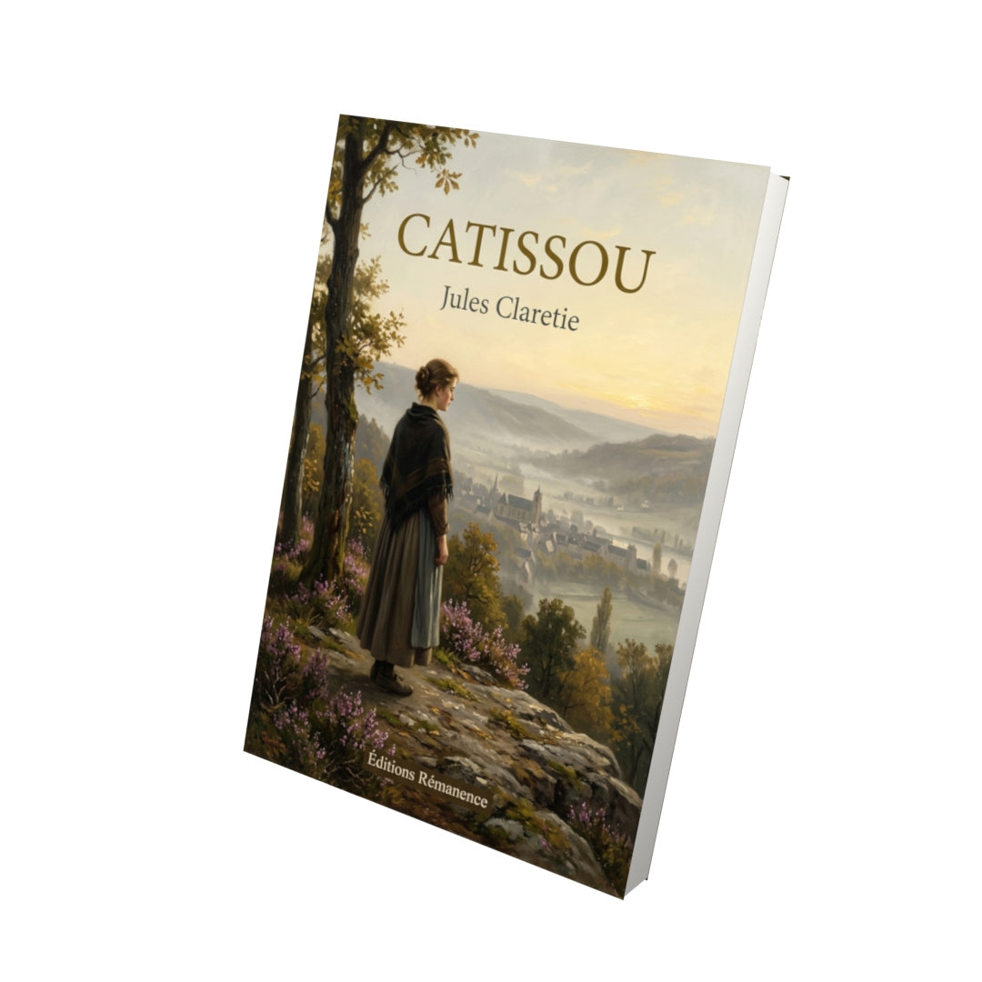 Livre Catissou par Jules Claretie - Vue 3D - Editions Remanence