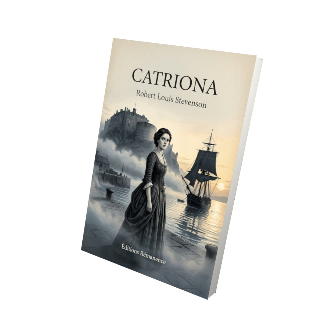 Livre Catriona par Robert Louis Stevenson - Vue 3D - Editions Remanence