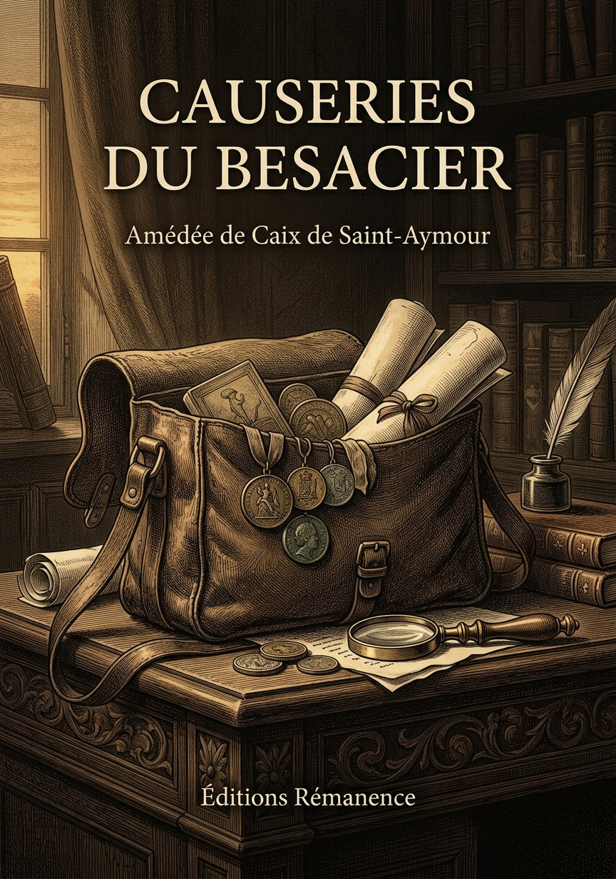 Livre Causeries du Besacier par Amédée de Caix de Saint-Aymour - Couverture - Editions Remanence
