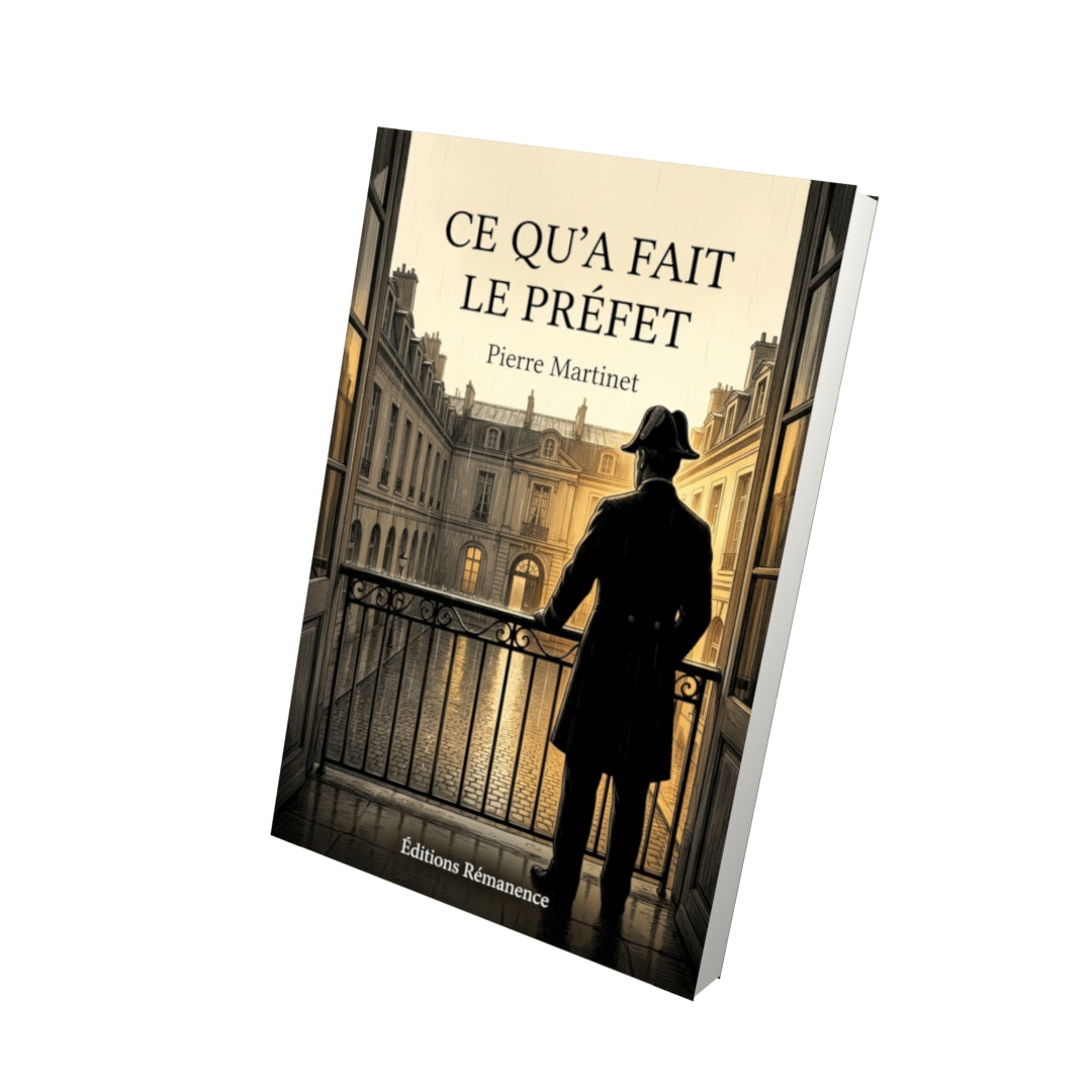 Livre Ce qu’a fait le Préfet par Pierre Martinet - Vue 3D - Editions Remanence