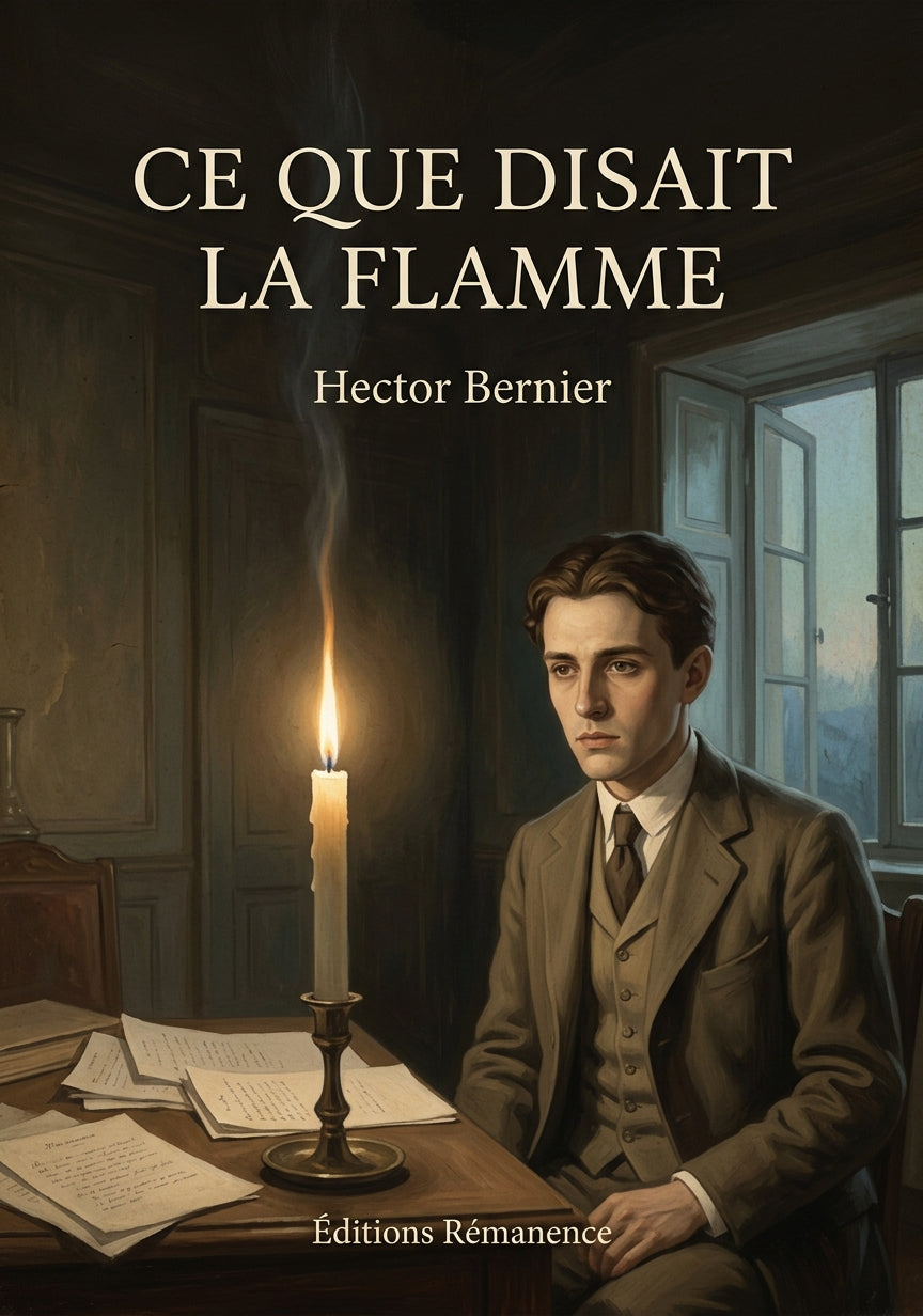 Ce que disait la flamme - Hector Bernier (Couverture)