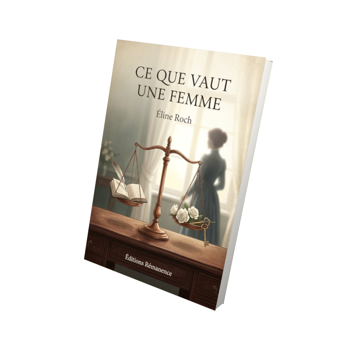 Livre Ce que vaut une femme - Éline Roch - Vue 3D - Editions Remanence