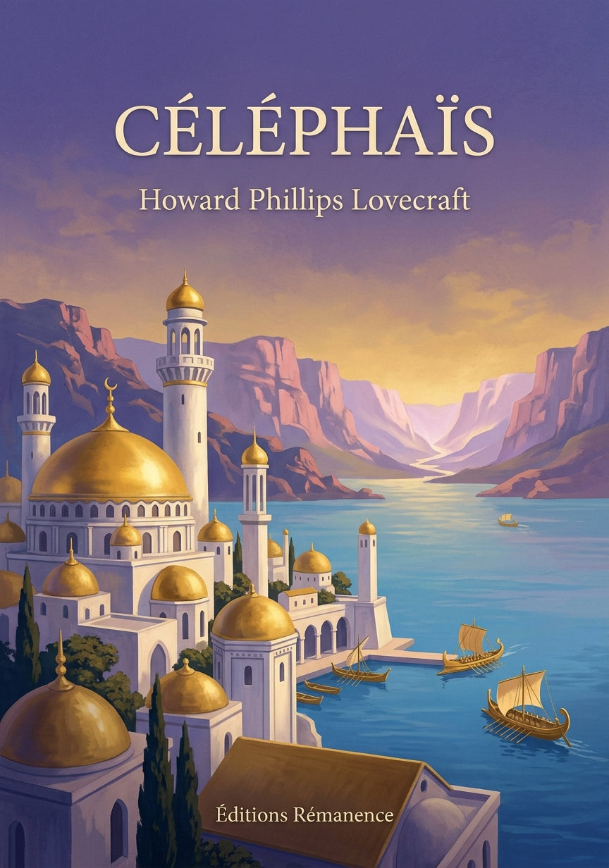 Livre Céléphaïs par Howard Phillips Lovecraft - Couverture - Editions Remanence