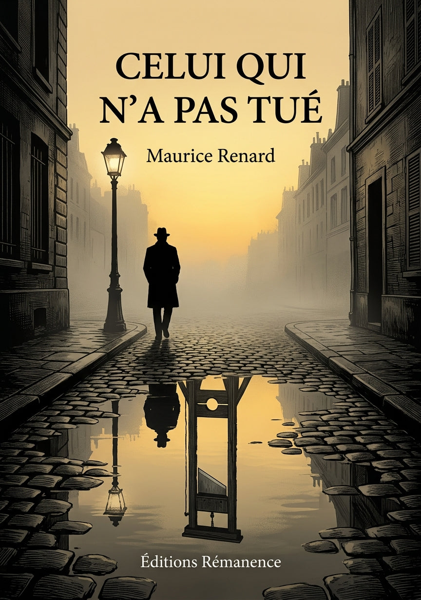 Livre Celui qui n’a pas tué par Maurice Renard - Couverture - Editions Remanence