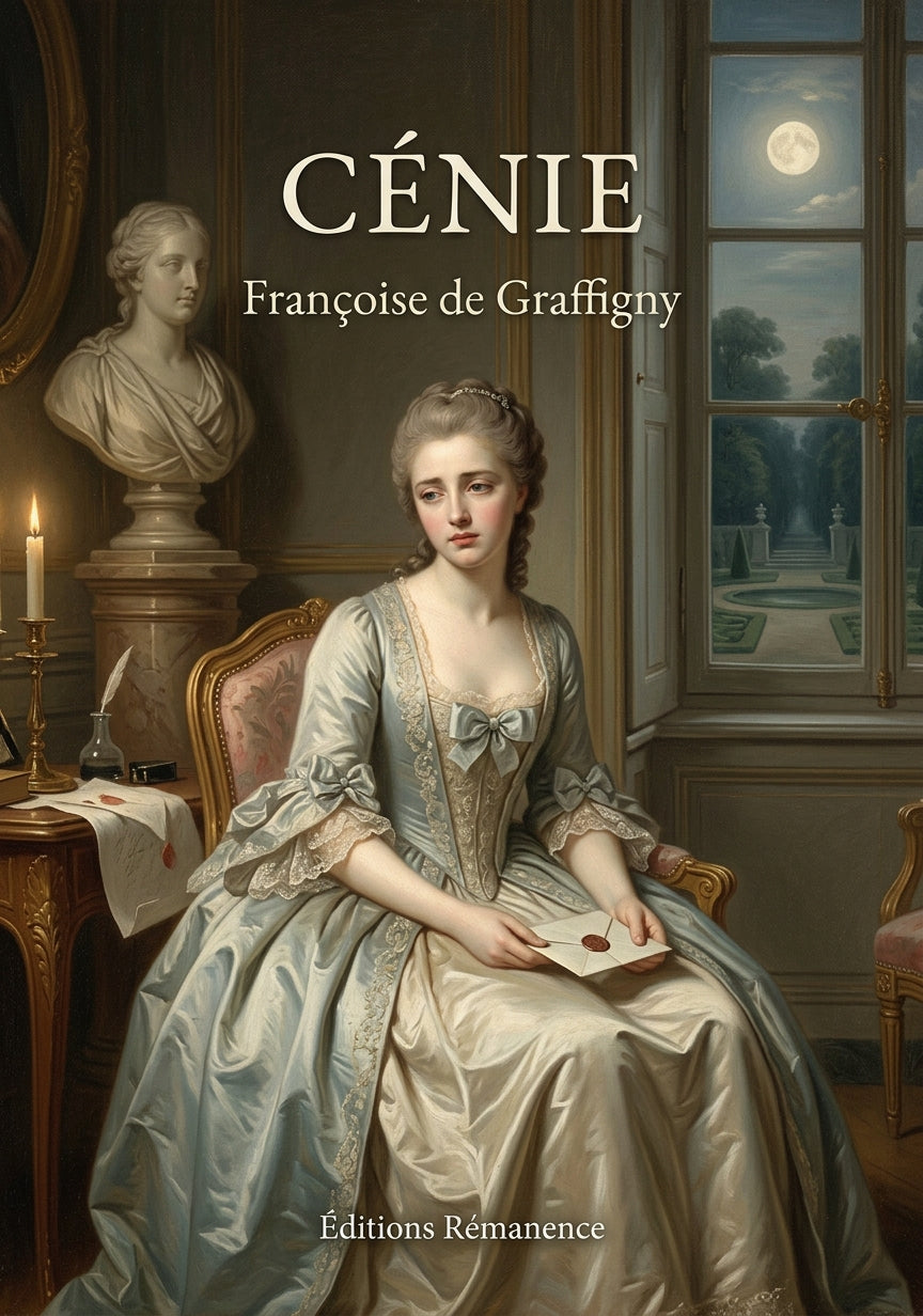 Livre Cénie par Françoise de Graffigny - Couverture - Editions Remanence