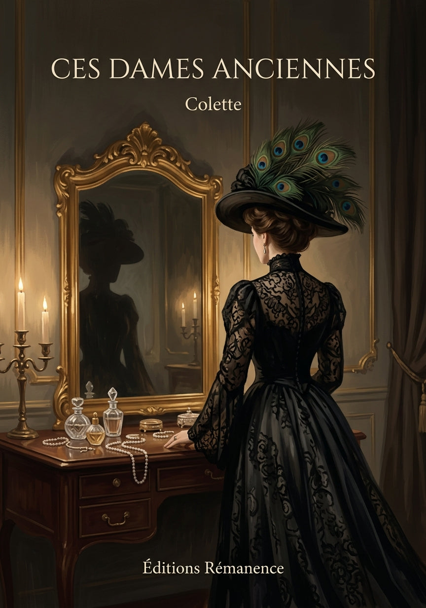 Livre Ces dames anciennes par Colette - Couverture - Editions Remanence