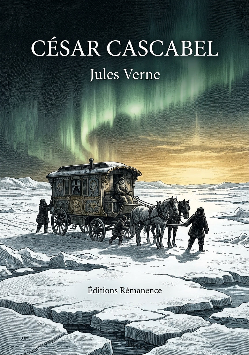 Livre César Cascabel par Jules Verne - Couverture - Editions Remanence