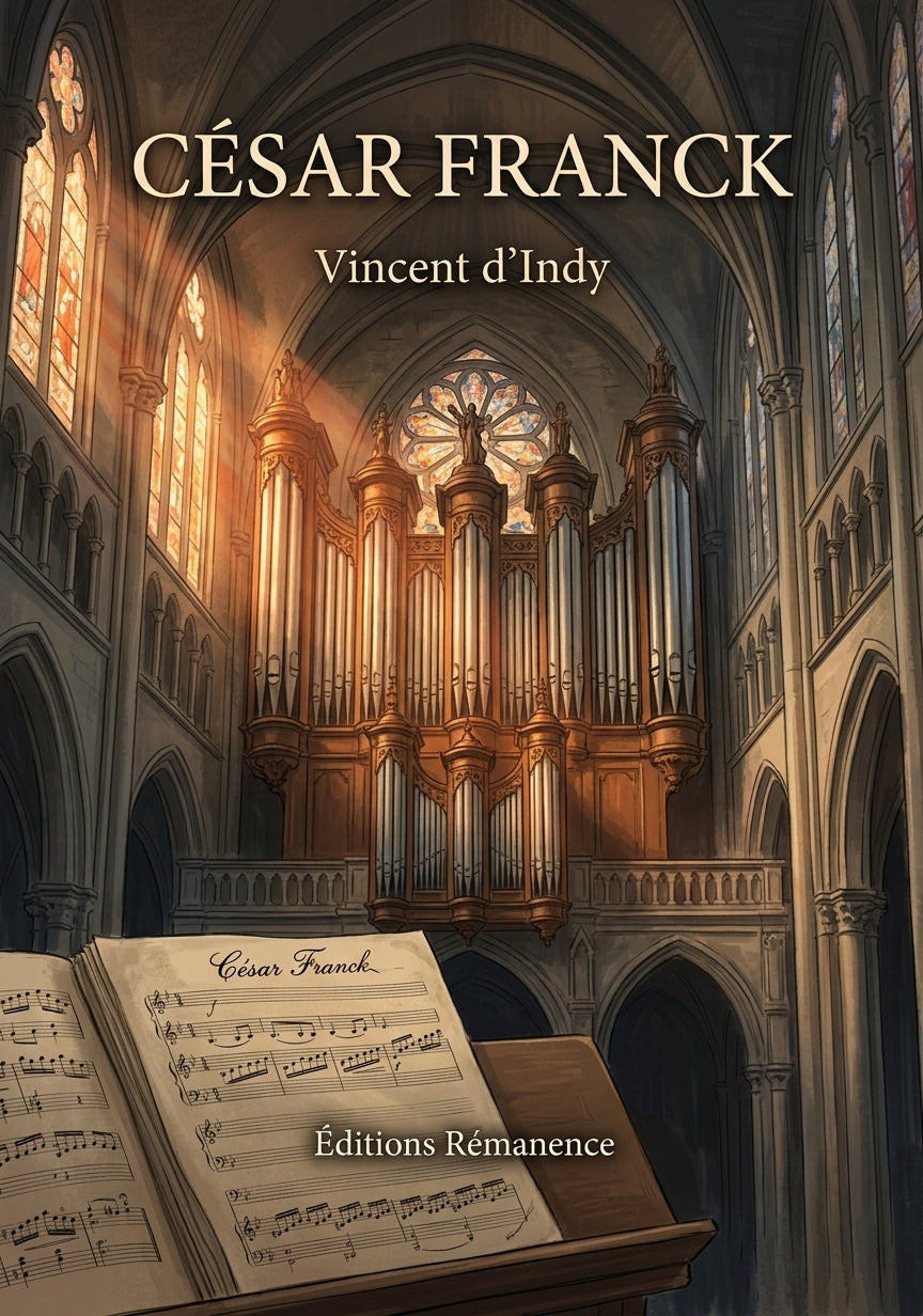 Livre César Franck par Vincent d’Indy - Couverture - Editions Remanence