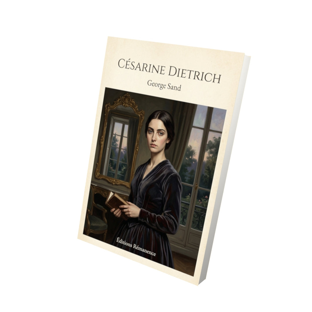 Livre Césarine Dietrich - George Sand - Vue 3D - Editions Remanence