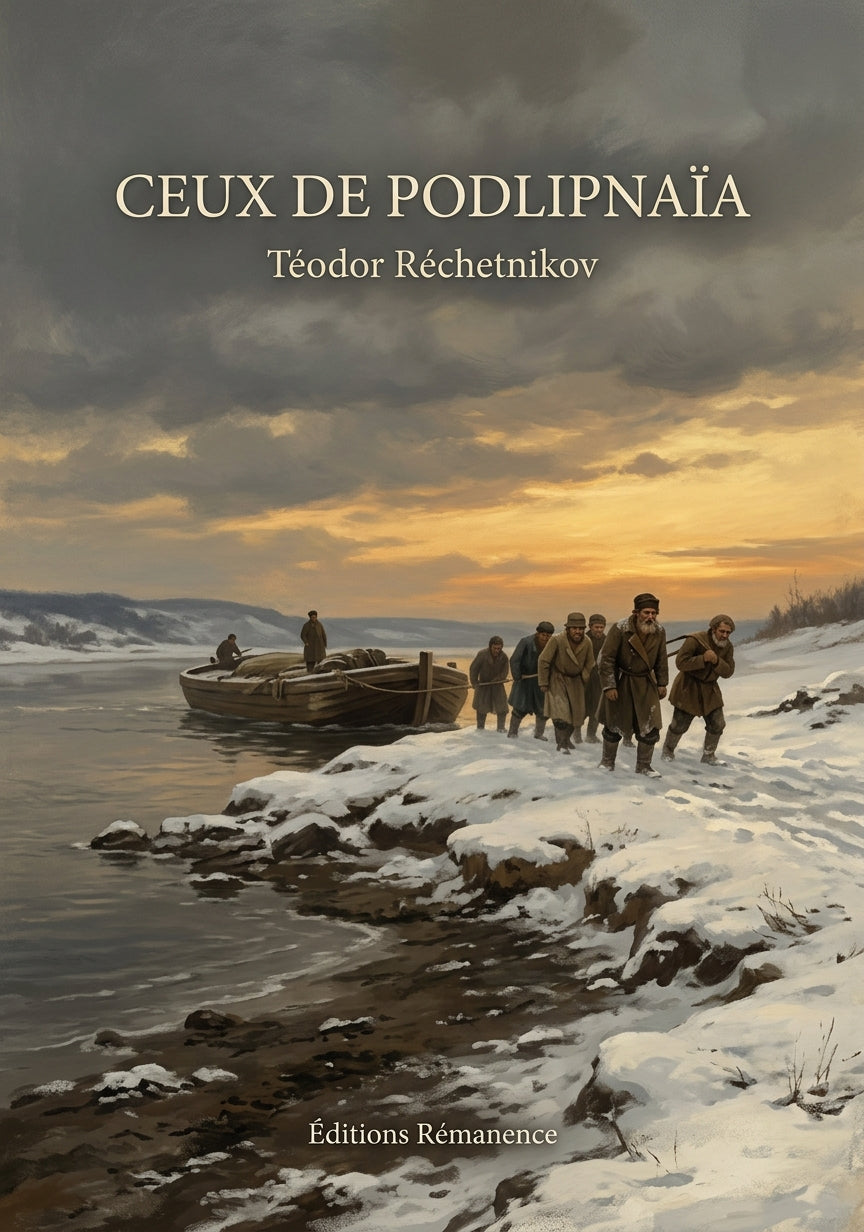 Livre Ceux de Podlipnaïa par Téodor Réchetnikov - Couverture - Editions Remanence