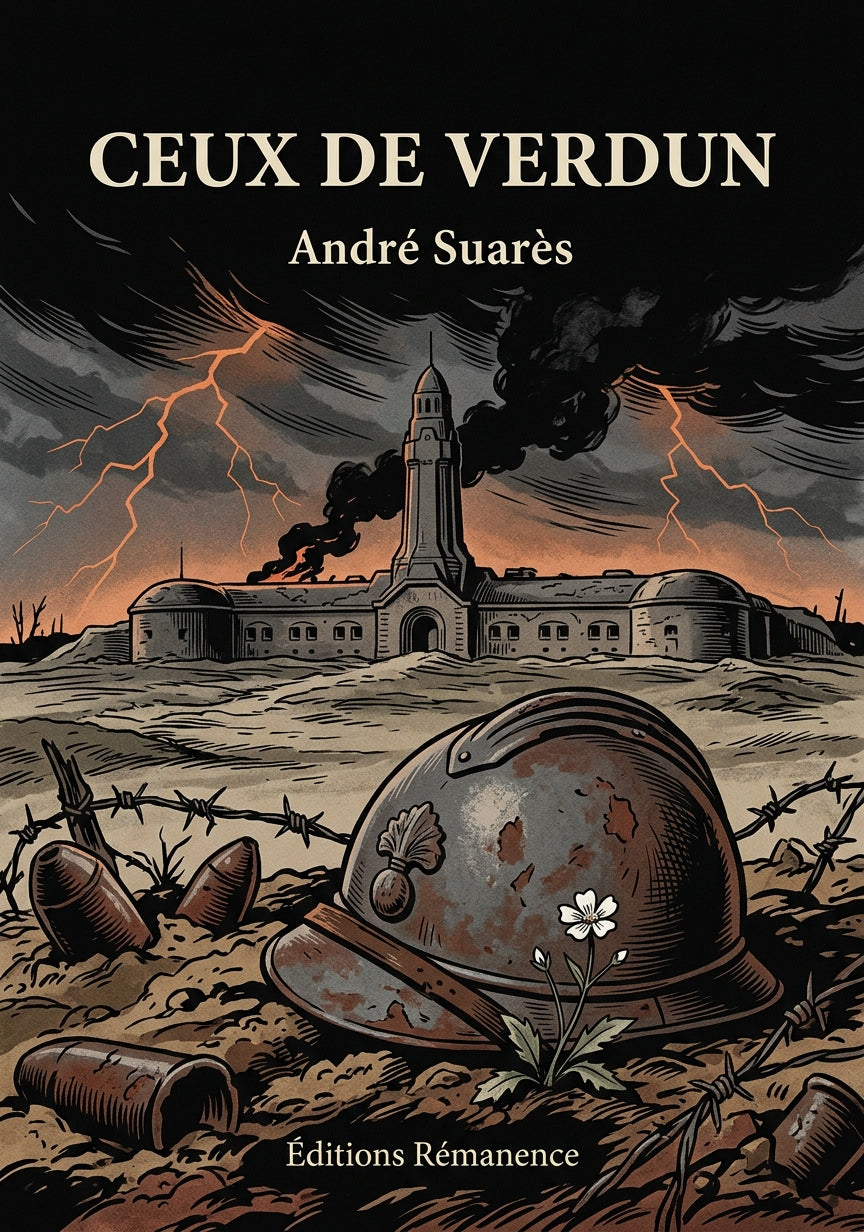 Livre Ceux de Verdun par André Suarès - Couverture - Editions Remanence