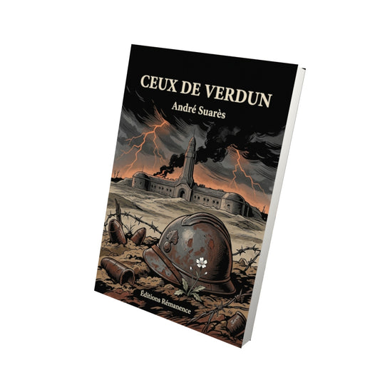 Livre Ceux de Verdun par André Suarès - Vue 3D - Editions Remanence