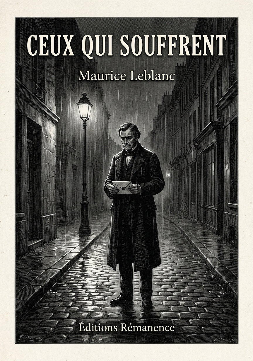 Livre Ceux qui souffrent par Maurice Leblanc - Couverture - Editions Remanence