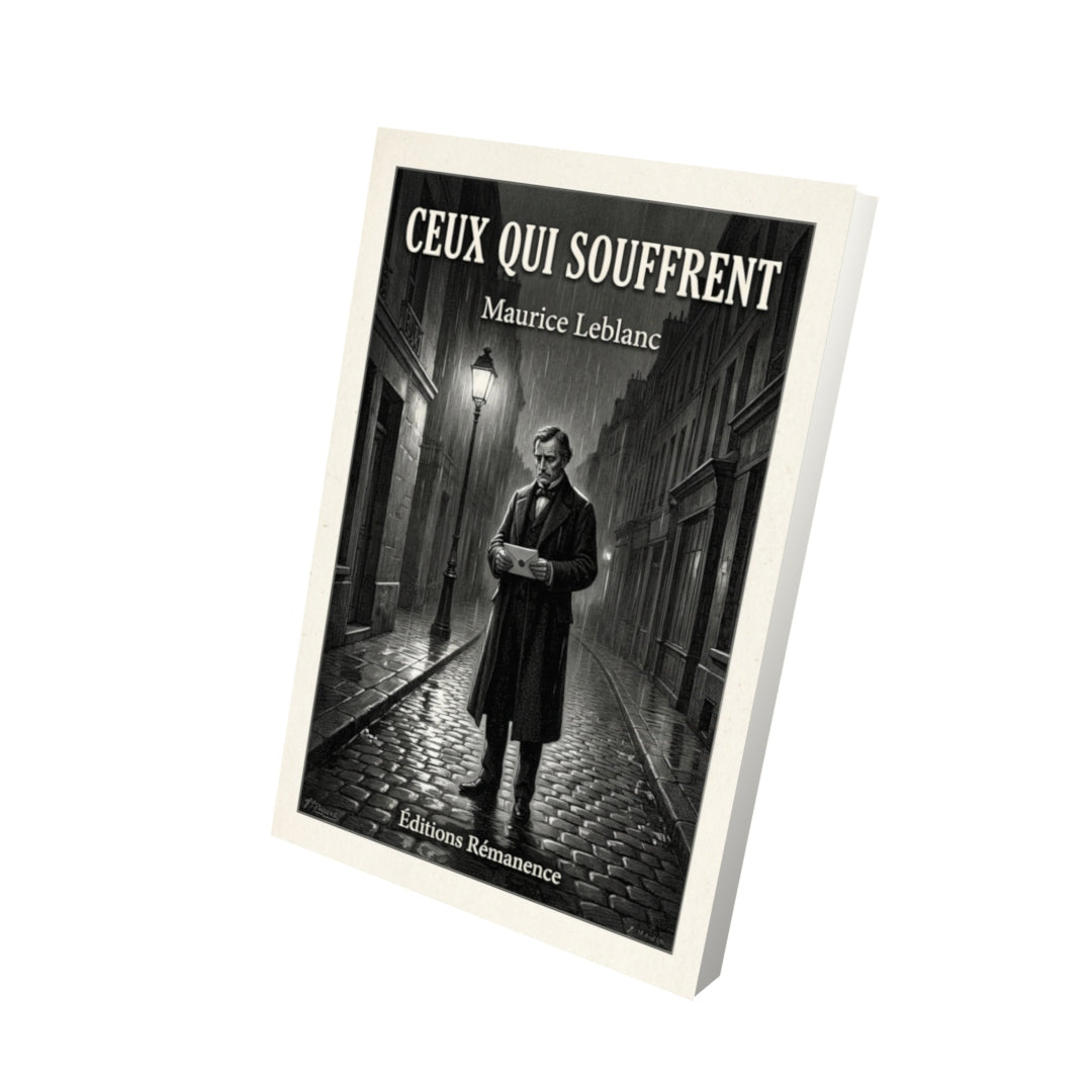 Livre Ceux qui souffrent par Maurice Leblanc - Vue 3D - Editions Remanence