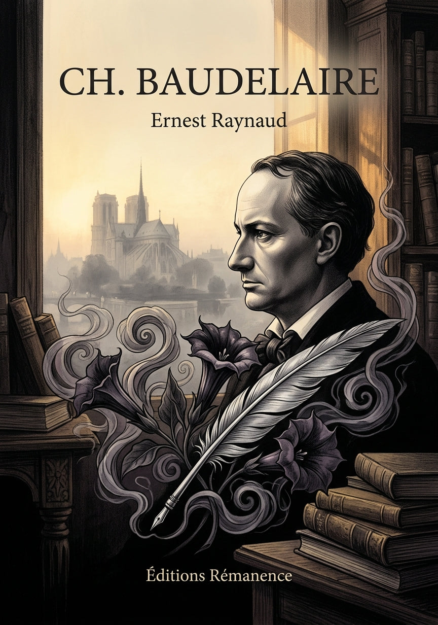 Livre Ch. Baudelaire par Ernest Raynaud - Couverture - Editions Remanence