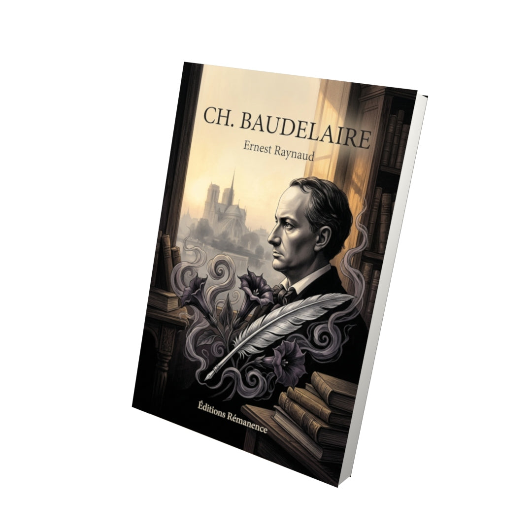 Livre Ch. Baudelaire par Ernest Raynaud - Vue 3D - Editions Remanence