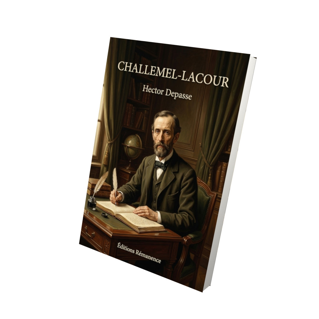 Livre Challemel-Lacour par Hector Depasse - Vue 3D - Editions Remanence