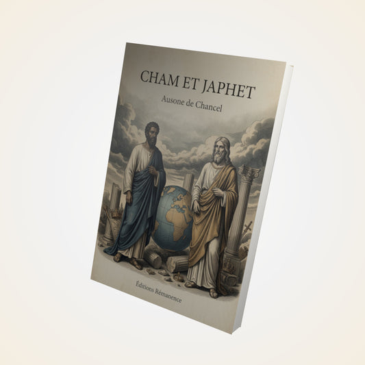 Livre Cham et Japhet - Ausone de Chancel - Couverture 3D