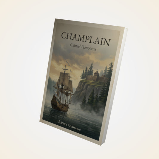 Livre Champlain - Gabriel Hanotaux - Couverture 3D
