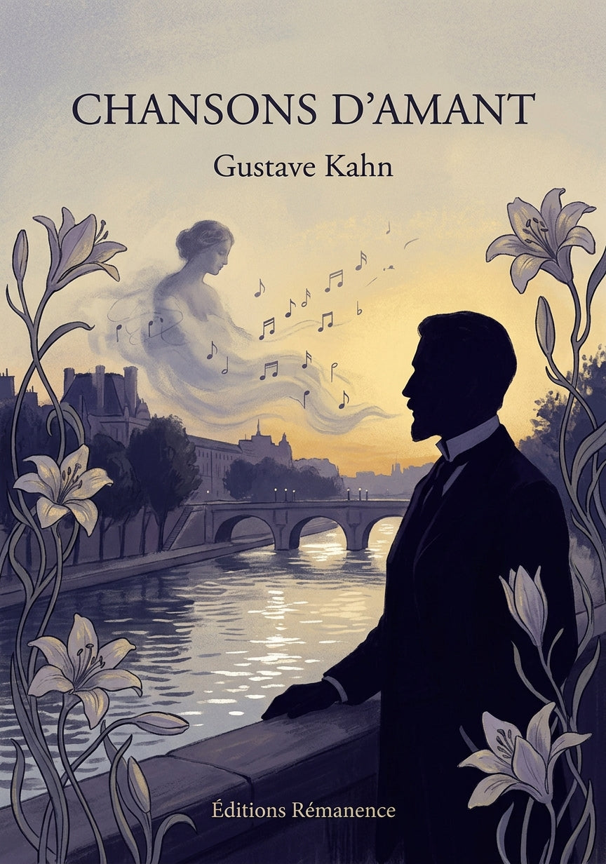 Livre Chansons d’amant par Gustave Kahn - Couverture - Editions Remanence