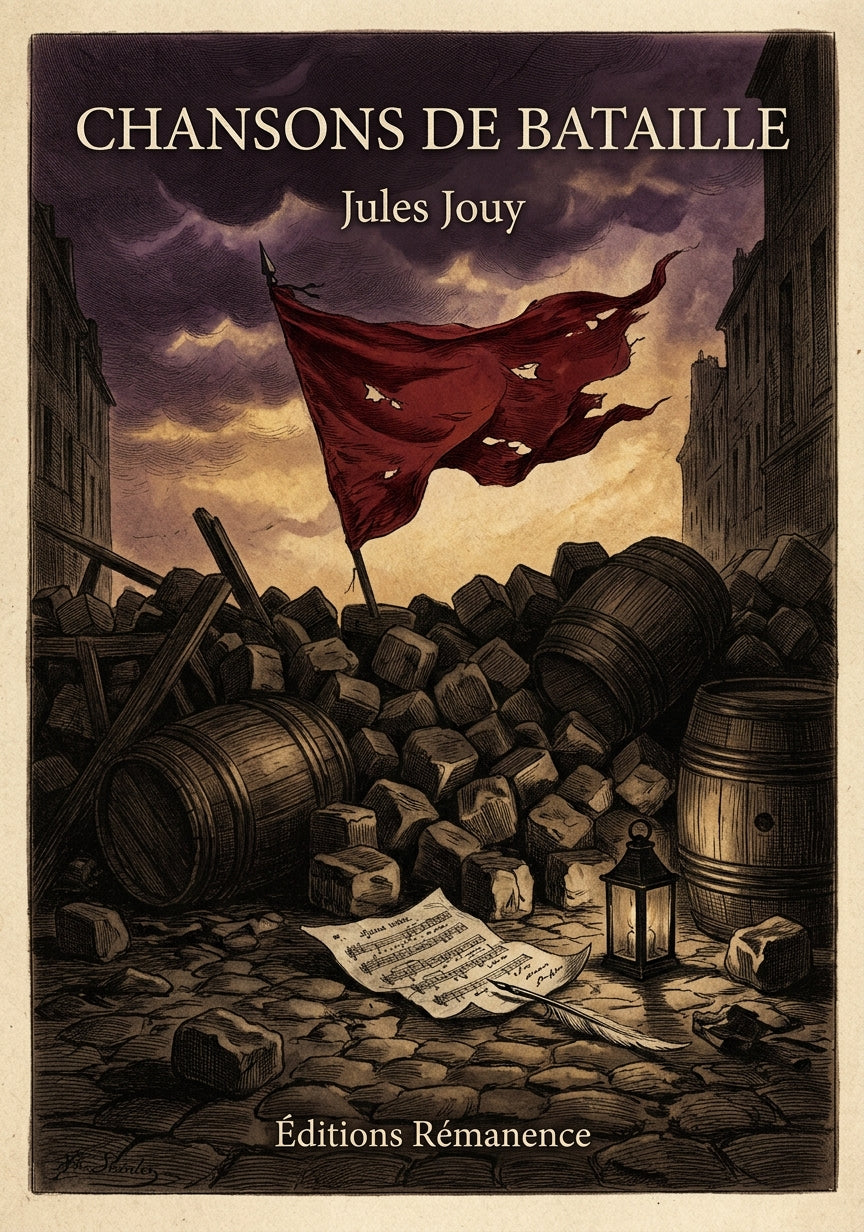 Livre Chansons de bataille par Jules Jouy - Couverture - Editions Remanence