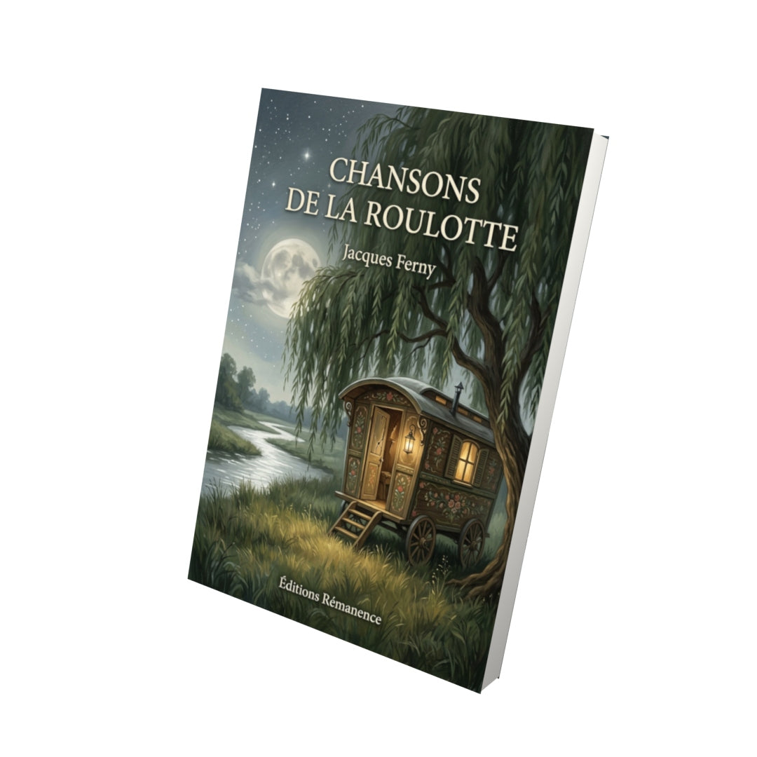 Livre Chansons de la roulotte par Jacques Ferny - Vue 3D - Editions Remanence
