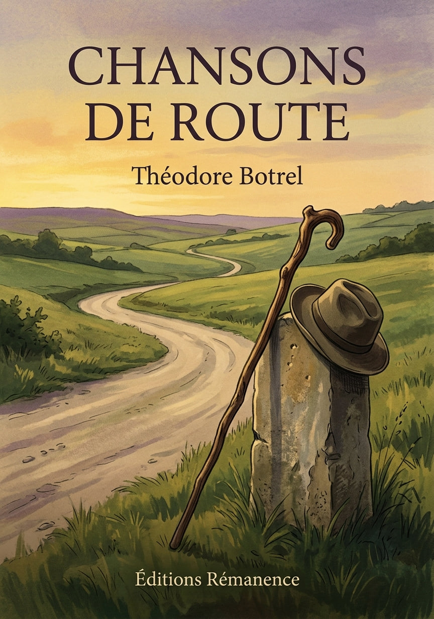 Livre Chansons de Route par Théodore Botrel - Couverture - Editions Remanence
