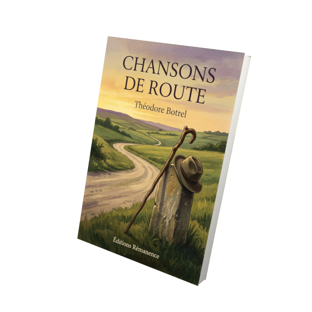 Livre Chansons de Route par Théodore Botrel - Vue 3D - Editions Remanence