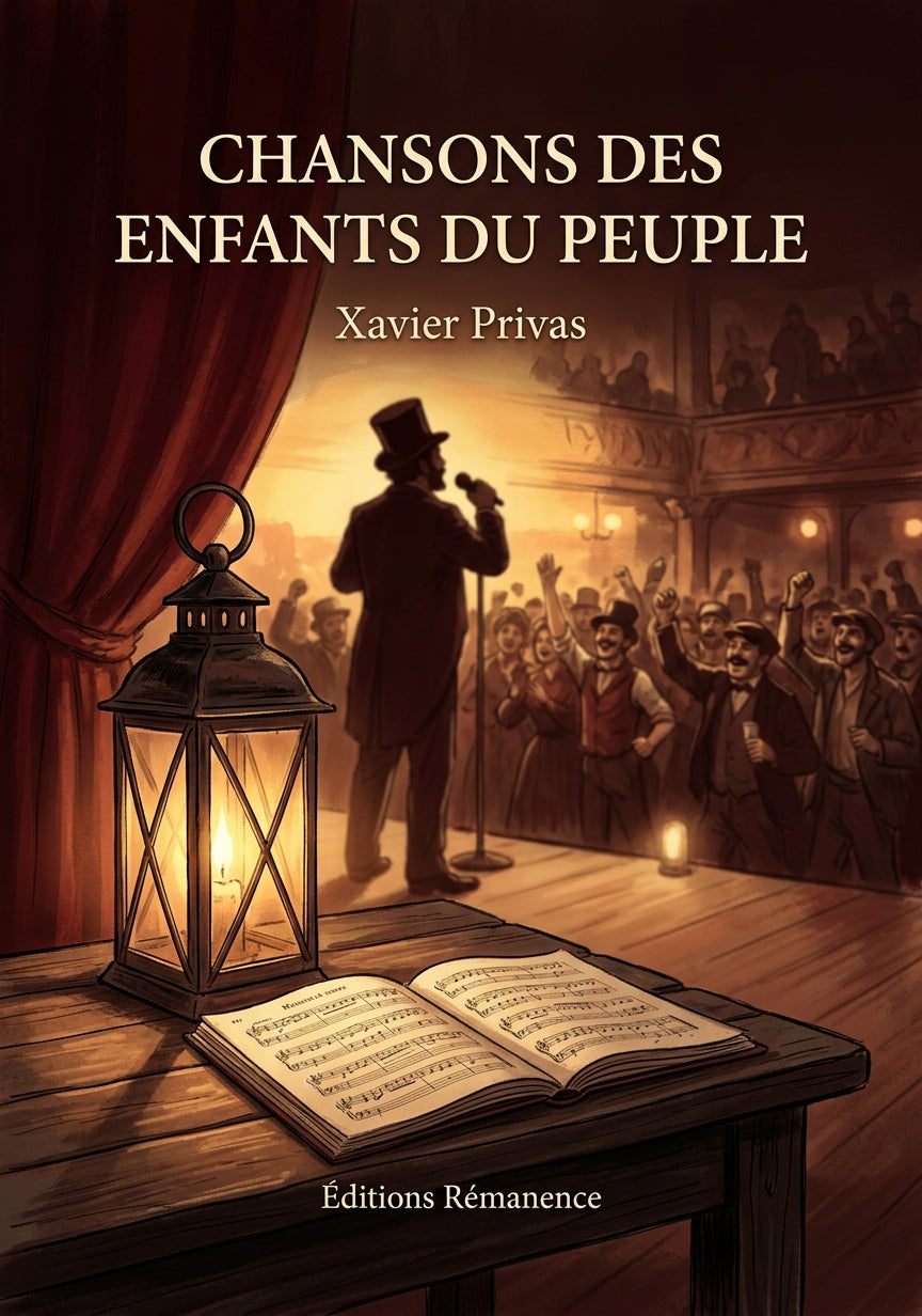 Livre Chansons des enfants du peuple par Xavier Privas - Couverture - Editions Remanence