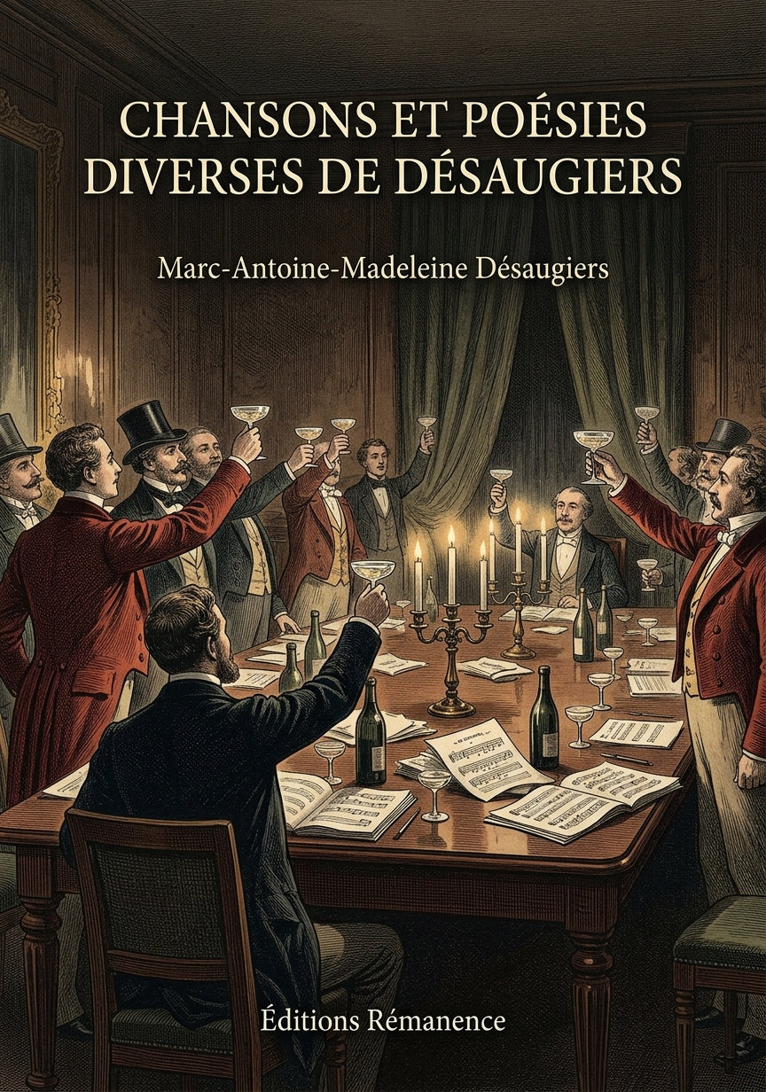 Livre Chansons et poésies diverses de Désaugiers par Marc-Antoine-Madeleine Désaugiers - Couverture - Editions Remanence
