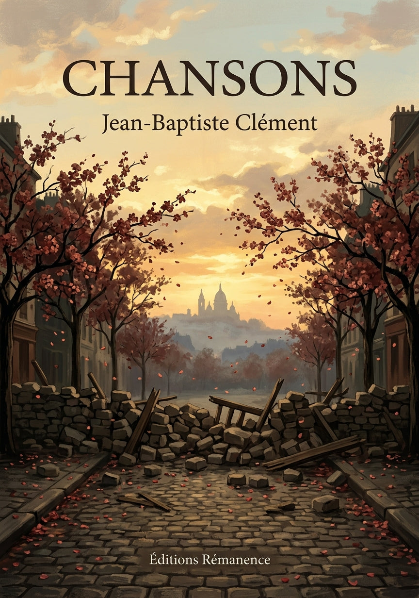 Livre Chansons par Jean-Baptiste Clément - Couverture - Editions Remanence