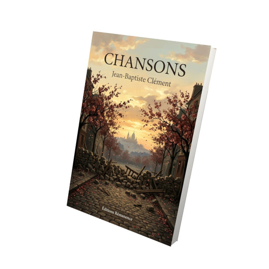 Livre Chansons par Octave Pradels - Vue 3D - Editions Remanence