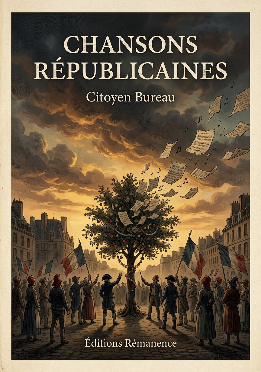 Livre Chansons républicaines par Citoyen Bureau - Couverture - Editions Remanence