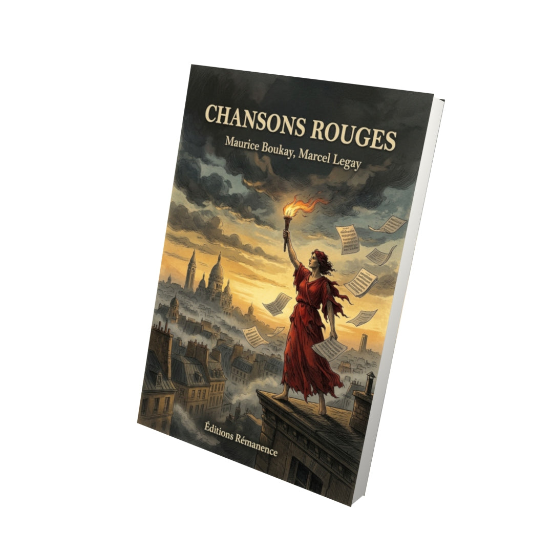 Livre Chansons rouges par Maurice Boukay, Marcel Legay - Vue 3D - Editions Remanence