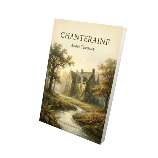 Livre Chanteraine - André Theuriet - Vue 3D - Editions Remanence