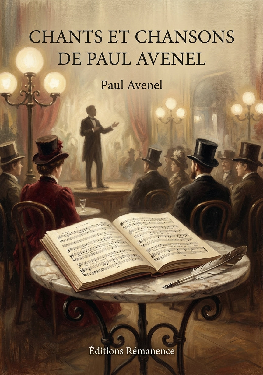 Livre Chants et Chansons de Paul Avenel par Paul Avenel - Couverture - Editions Remanence