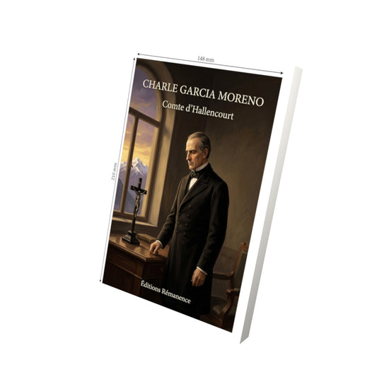 Livre Charle Garcia Moreno - Comte d'Hallencourt - Vue 3D - Editions Remanence