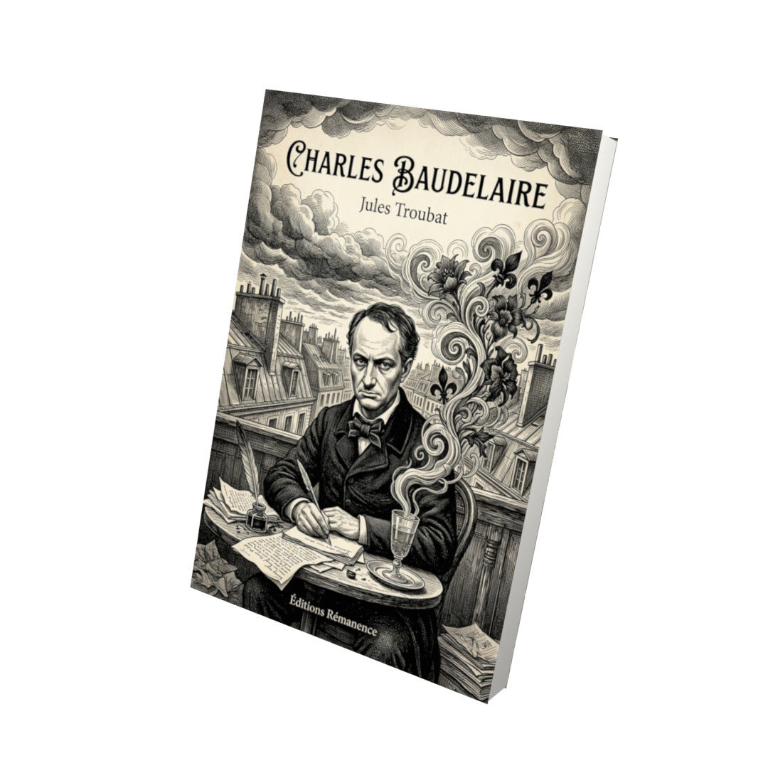 Livre Charles Baudelaire par Jules Troubat - Vue 3D - Editions Remanence
