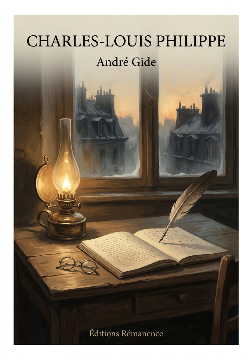 Livre Charles-Louis Philippe par André Gide - Couverture - Editions Remanence