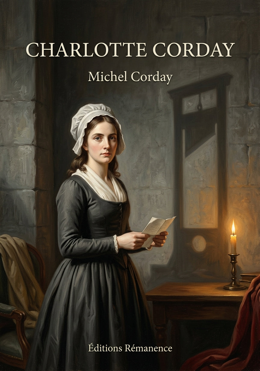 Livre Charlotte Corday par Michel Corday - Couverture - Editions Remanence