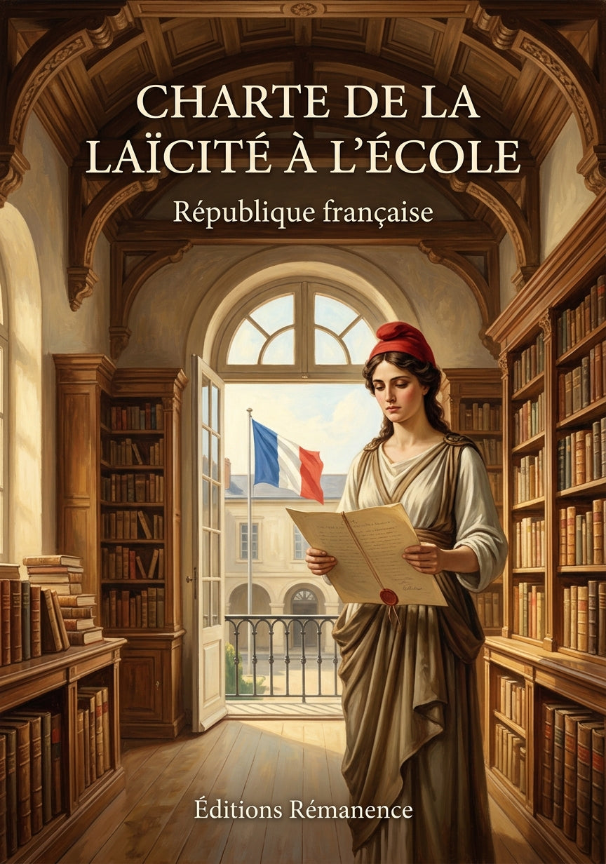 Livre Charte de la laïcité à l'école par République française - Couverture - Editions Remanence