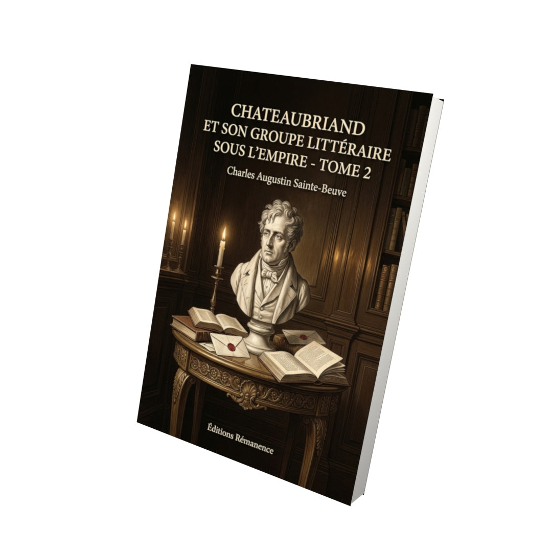 Livre Chateaubriand et son groupe littéraire sous l’Empire - Tome 2 - Charles Augustin Sainte-Beuve - Editions Remanence