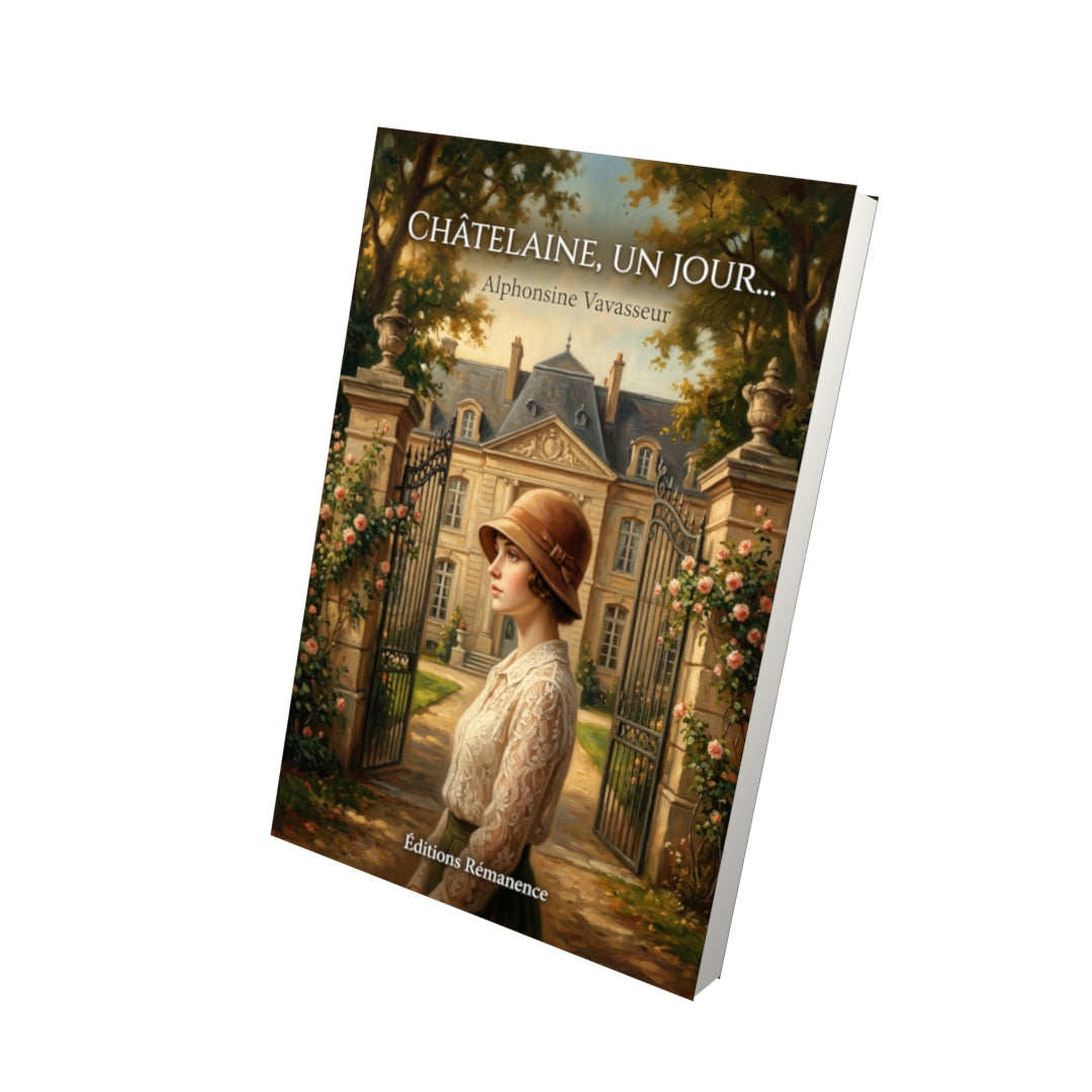 Livre Châtelaine, un jour… par Alphonsine Vavasseur - Vue 3D - Editions Remanence