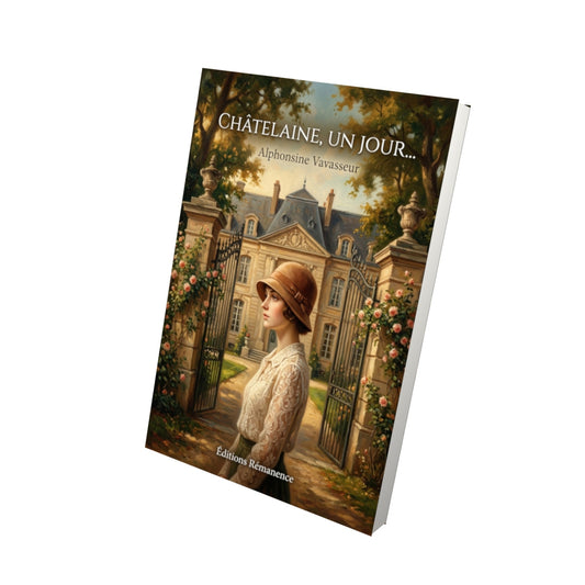 Livre Châtelaine, un jour… par Alphonsine Vavasseur - Vue 3D - Editions Remanence