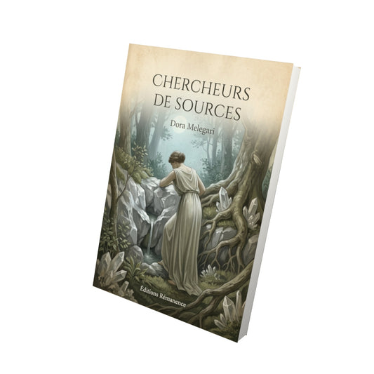 Livre Chercheurs de sources - Dora Melegari - Vue 3D - Editions Remanence