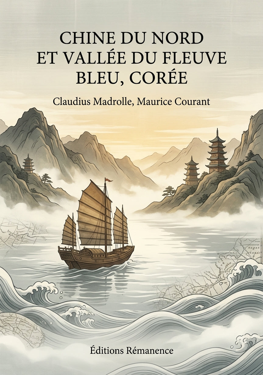Livre Chine du Nord et vallée du Fleuve Bleu, Corée par Claudius Madrolle, Maurice Courant - Couverture - Editions Remanence
