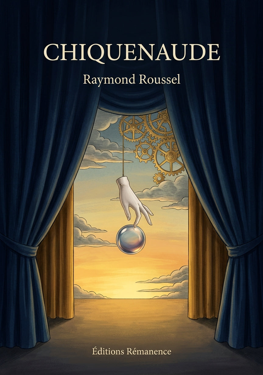 Livre Chiquenaude par Raymond Roussel - Couverture - Editions Remanence