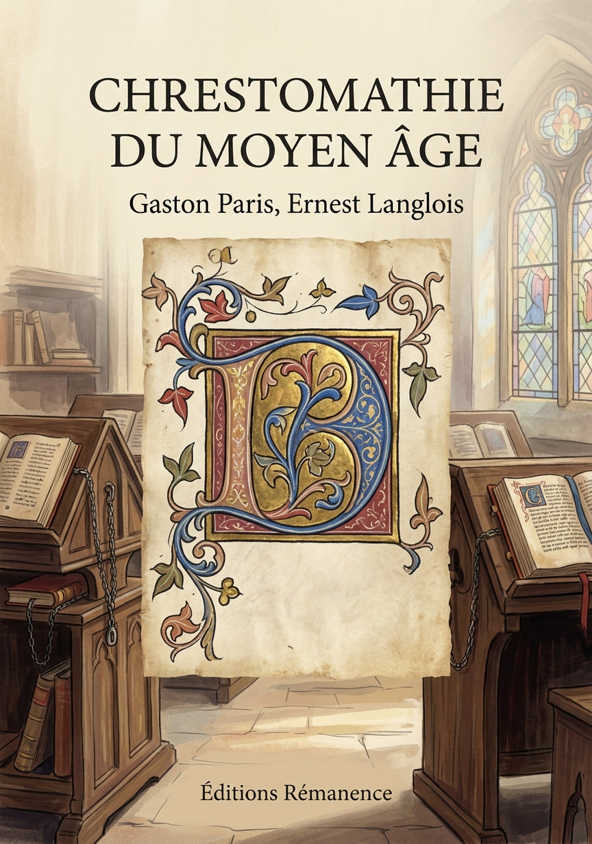 Livre Chrestomathie du Moyen Âge par Gaston Paris, Ernest Langlois - Couverture - Editions Remanence