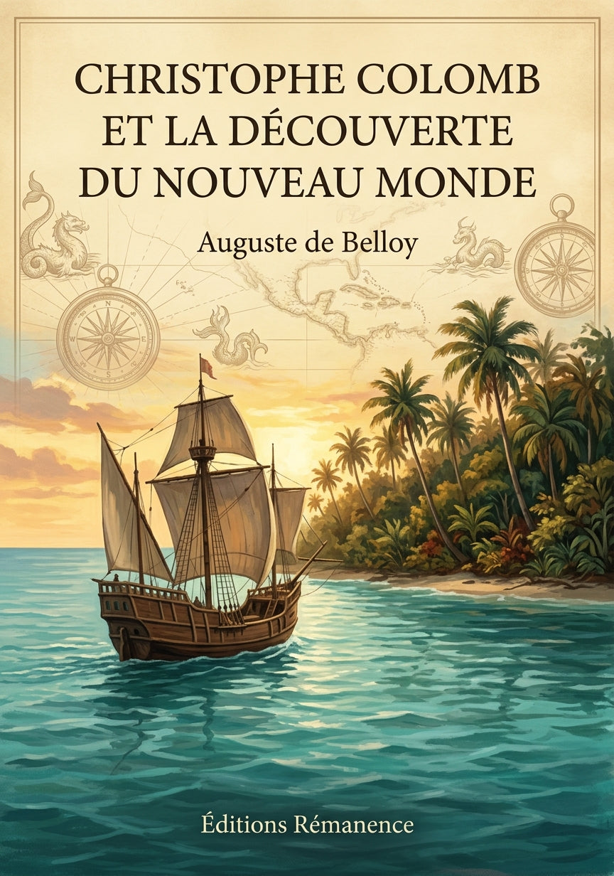 Livre Christophe Colomb et la découverte du Nouveau Monde par Auguste de Belloy - Couverture - Editions Remanence